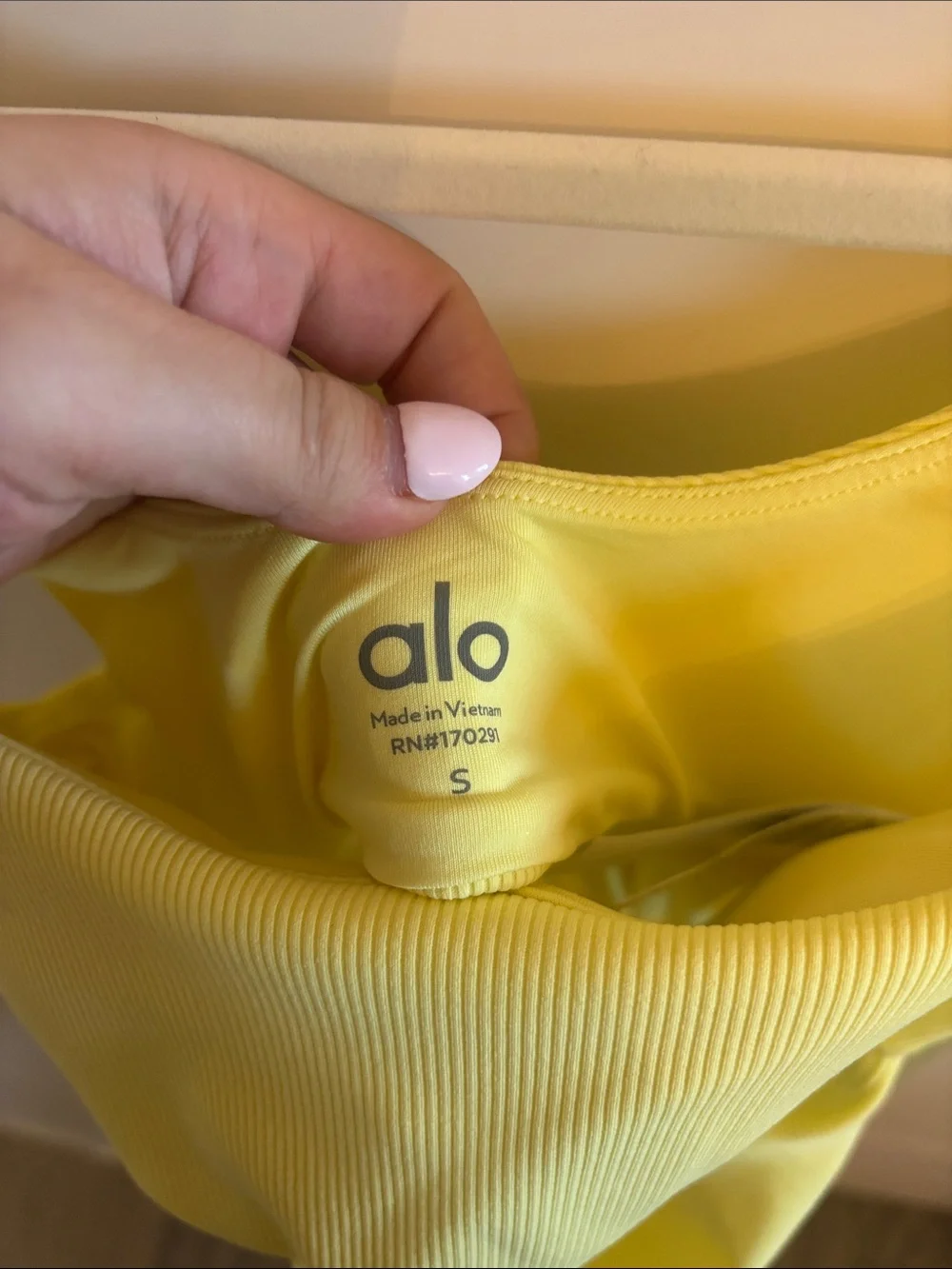 ALO Yoga Lemon Yellow Cutout Tank Mini Dress